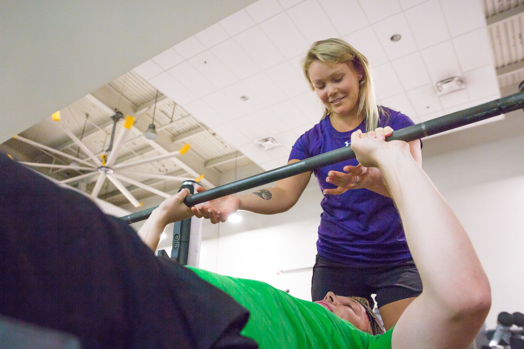 Rec trainer (photo 2, bench press) Michael Conley.jpg